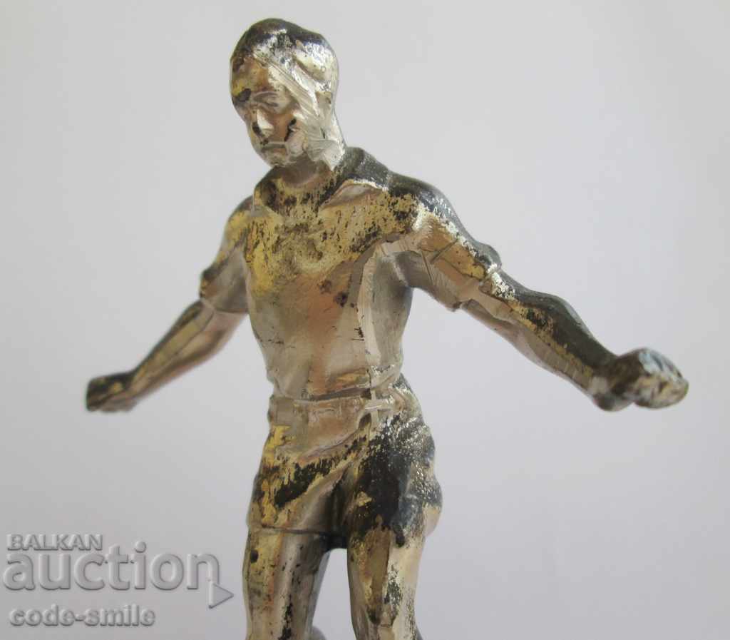 Veche statuetă de fotbal statuetă jucător de fotbal - 5
