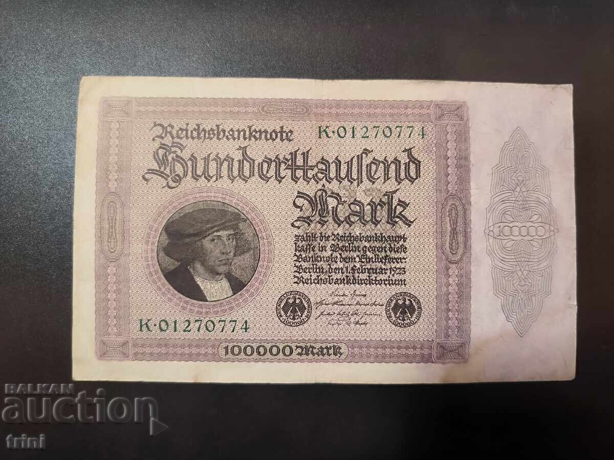 100000 mărci Germania 1923