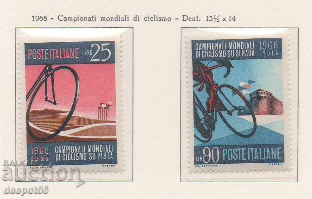 1968. Ιταλία. Παγκόσμιο Πρωτάθλημα Ποδηλασίας.