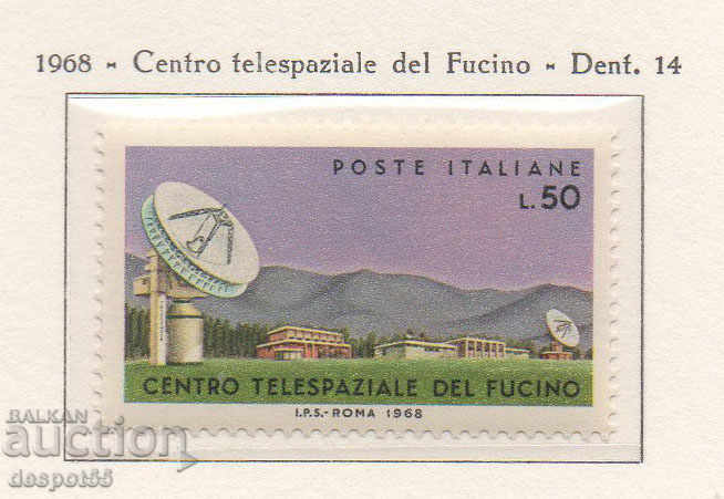 1968. Италия. Космически комуникационен център във Фучино.