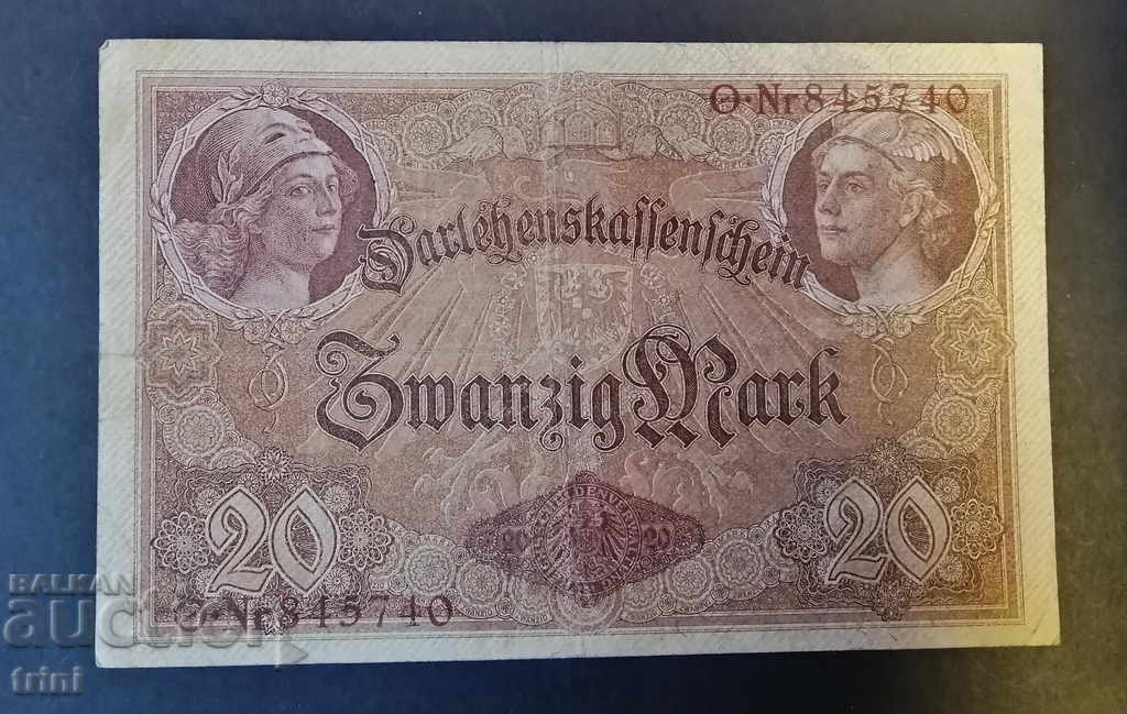 20 марки Германия 1914 а17