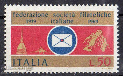1969. Ιταλία. Ιταλικά Φιλοτελική Εταιρεία.