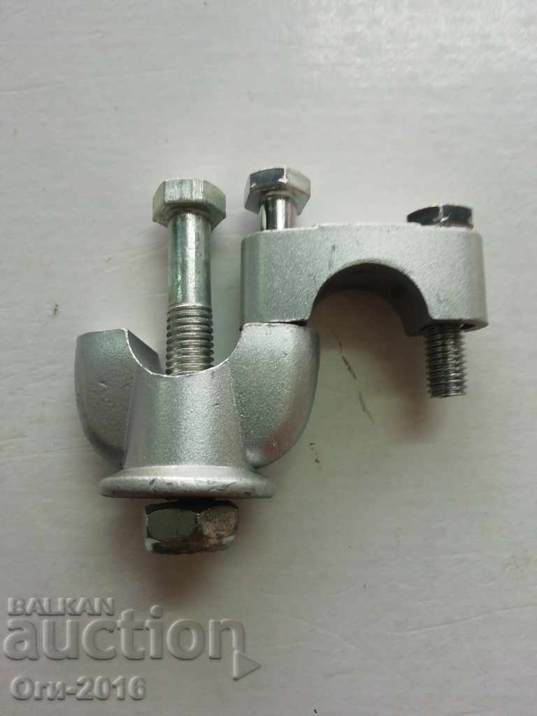Bracket. for the handlebars of a bicycle or motorcycle with price 10.00 BGN | € 5.11 Bracket. for the handlebars of a bicycle or motorcycle with price 10.00 BGN | € 5.11