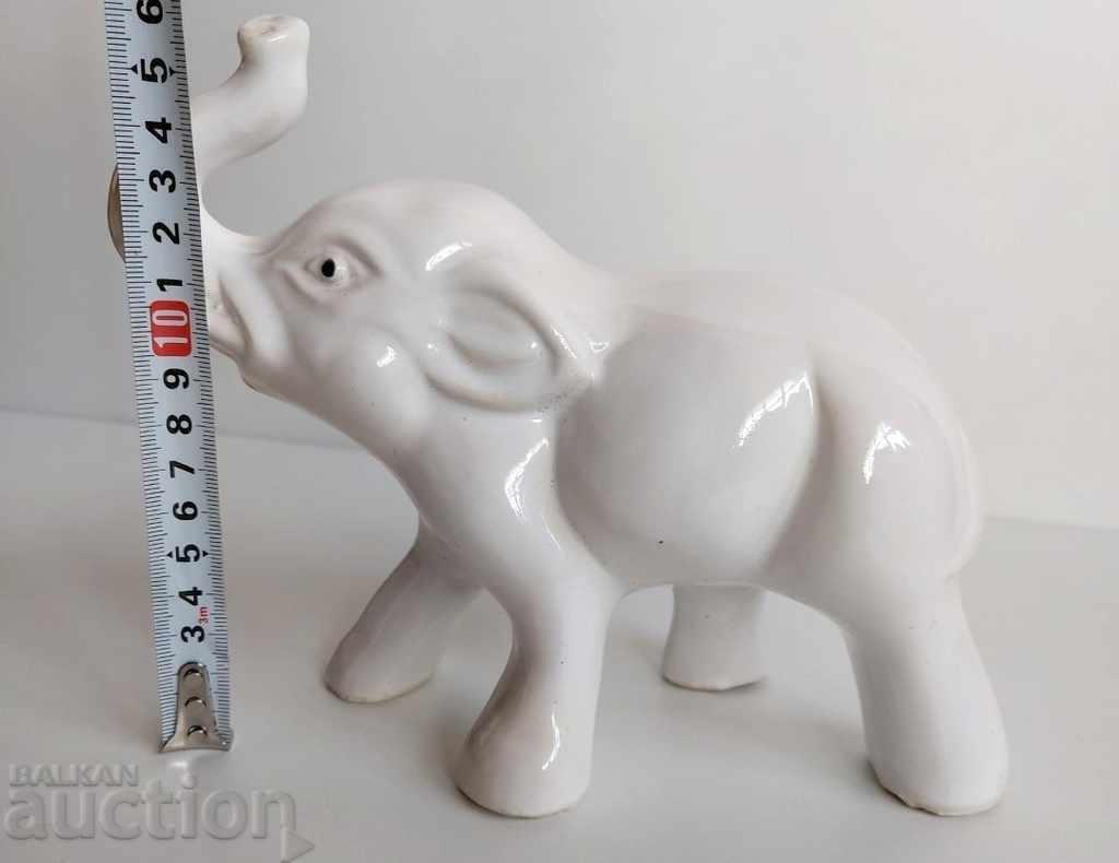 STATUA FIGURA ELEFANT ELEFANT CERAMICA SAU PORCELAN - 5 STATUA FIGURA ELEFANT ELEFANT CERAMICA SAU PORCELAN - 5