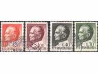 Branded stamps Josip Broz Tito 1967 from Yugoslavia