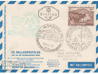 1982. Austria. Poștă cu balon. Card.
