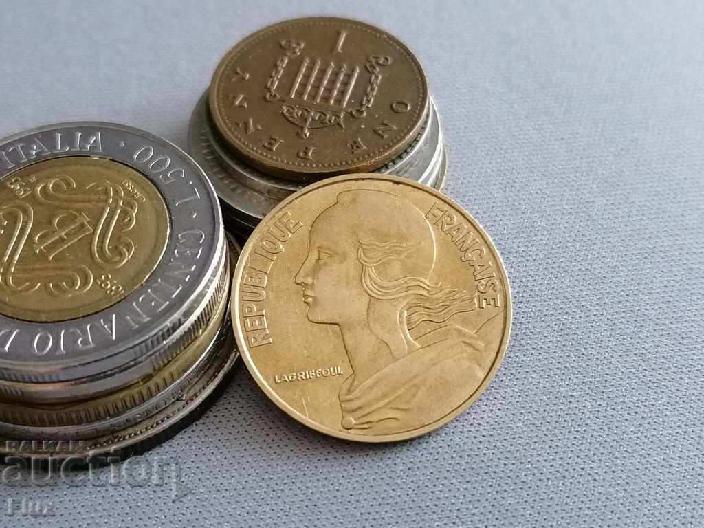 Coin - Γαλλία - 20 εκατοστά 1982 με τιμή 0.95 BGN | € 0.49