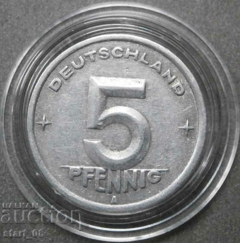 Germany - GDR 5 pfennig 1949