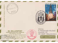 1982. Αυστρία. Ταχυδρομείο με μπαλόνι. Κάρτα.