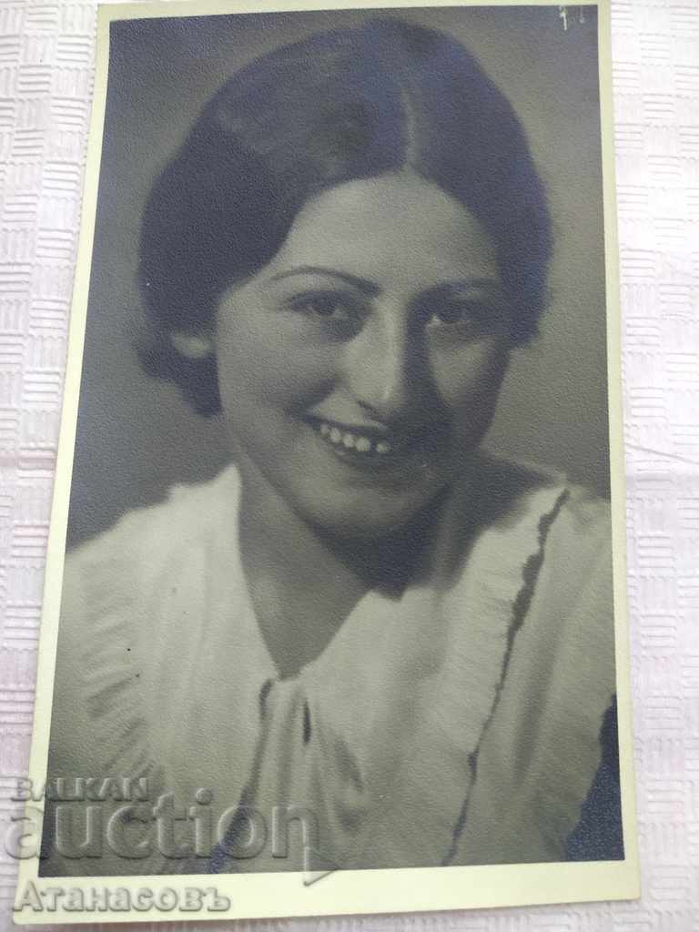 Old photo Girl Zlataritsa 1934
