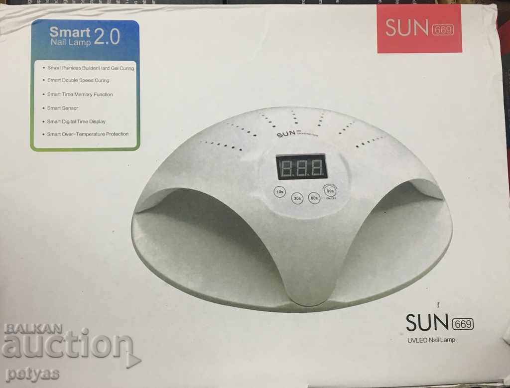 UV/ LED лампа за маникюр SUN 669, aвтоматична, 2 in 1