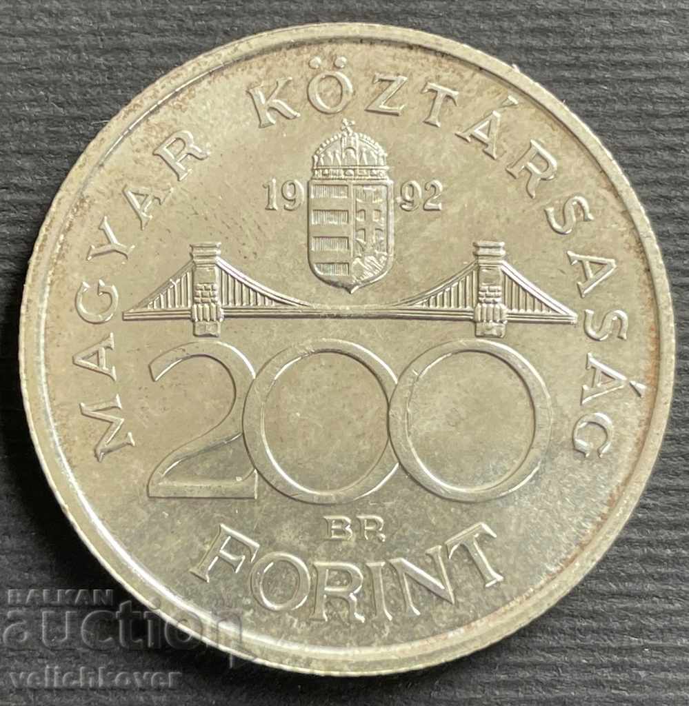 31907 Ασημένιο νόμισμα Ουγγαρίας 200 φιορίνια 1992 με τιμή 25.00 BGN | € 12.78 31907 Ασημένιο νόμισμα Ουγγαρίας 200 φιορίνια 1992 με τιμή 25.00 BGN | € 12.78