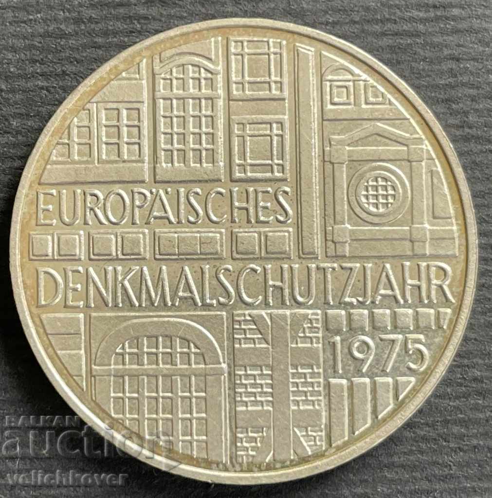 31908 Κέρμα Δυτικής Γερμανίας 5 γραμματόσημα 1975 Ασήμι
