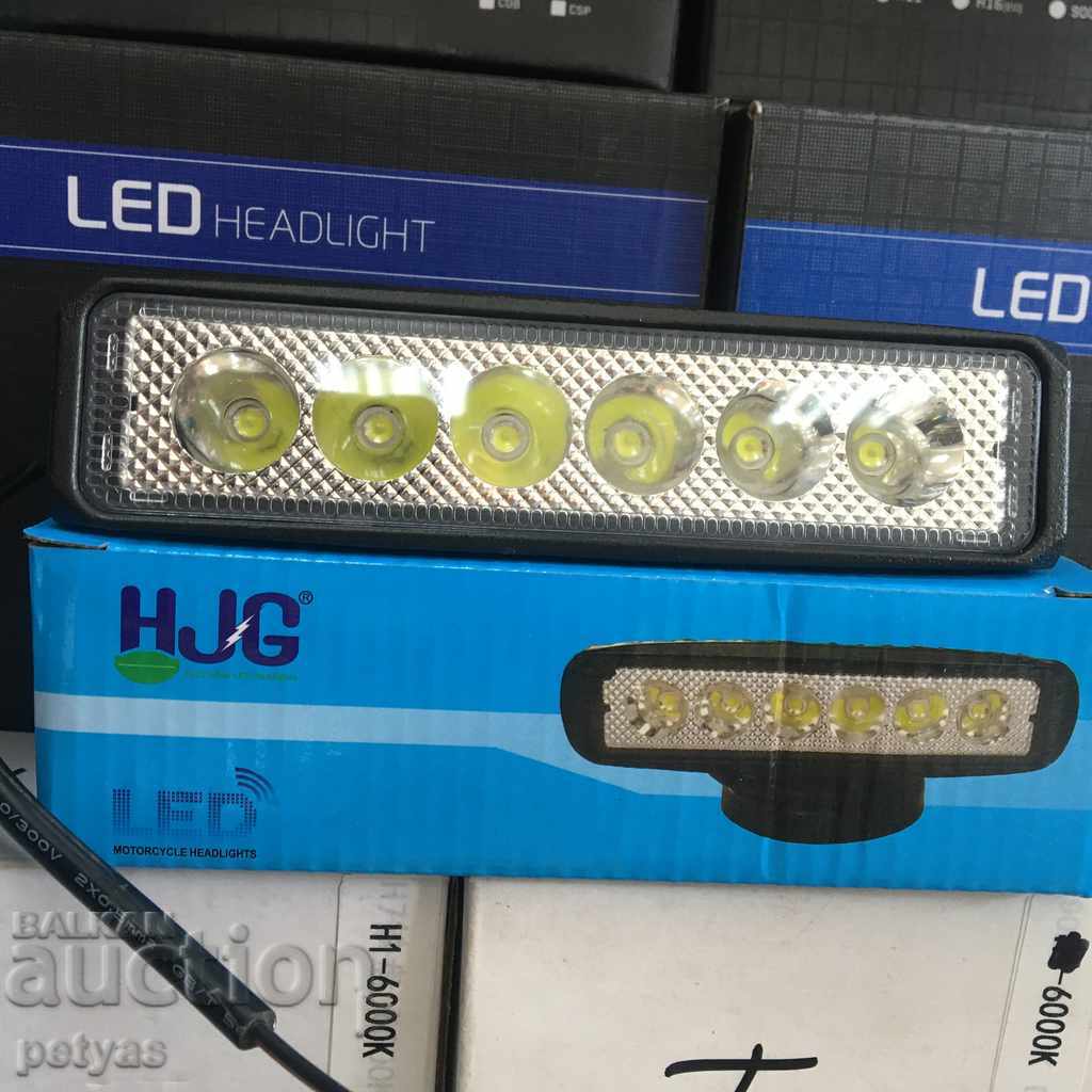 LED daytime running light, HJG Motorcycle Headlights, 12 V, 18W with price 17.50 BGN | € 8.95