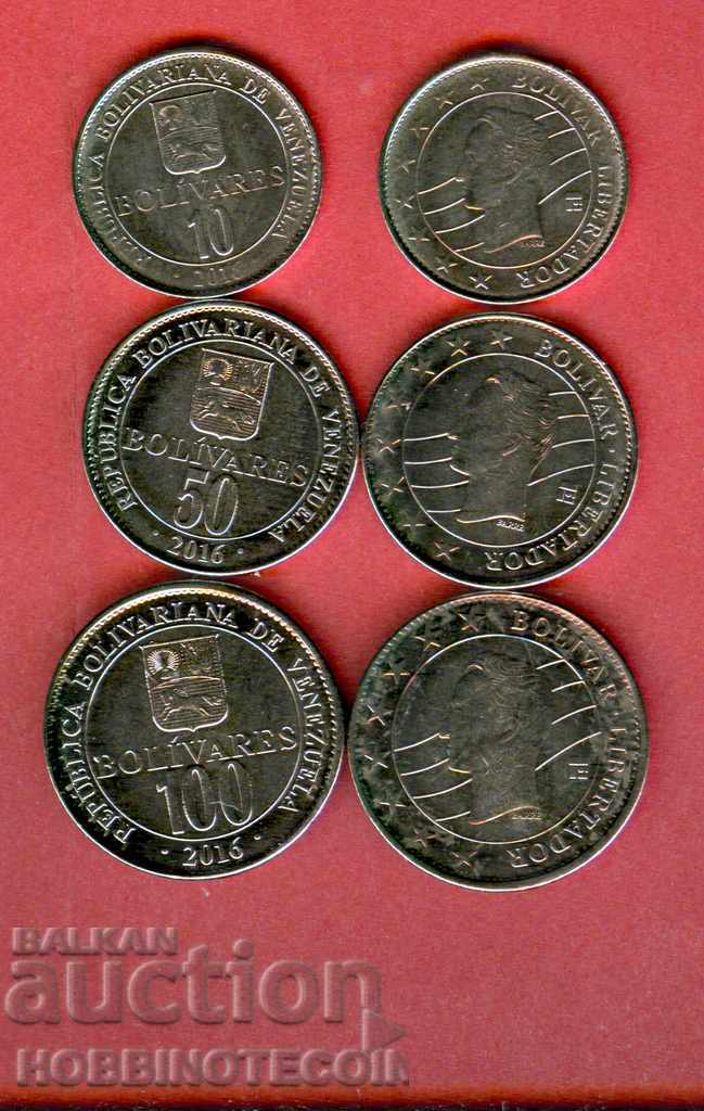 VENEZUELA VENEZUELA 10 50 100 issue 2016 NEW UNC VENEZUELA VENEZUELA 10 50 100 issue 2016 NEW UNC