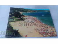 Postcard Golden Sands The Beach 1971