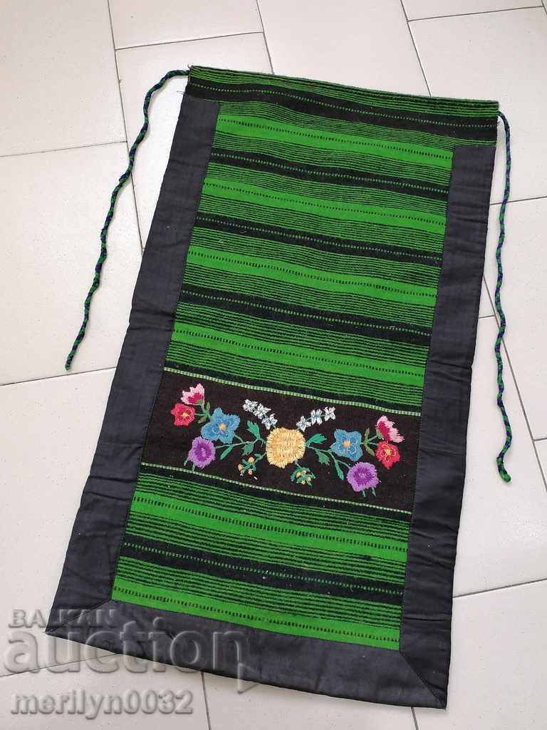 Old woven, embroidered and embroidered apron, costume, sukman