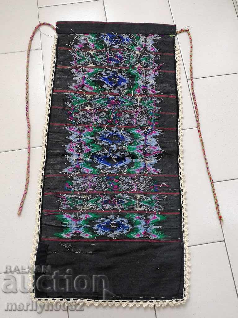 Old woven, embroidered and embroidered apron, costume, sukman - 7