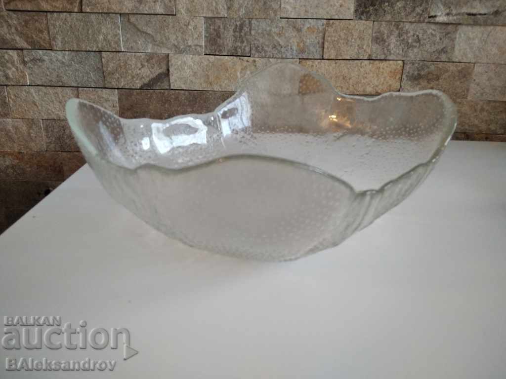 Large beautiful glass fruit bowl - 5 Large beautiful glass fruit bowl - 5