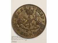Canada 1/2 penny 1850