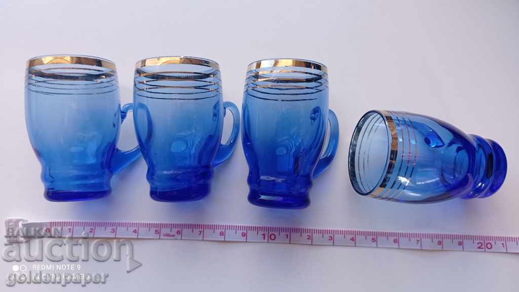 Small glass cups
