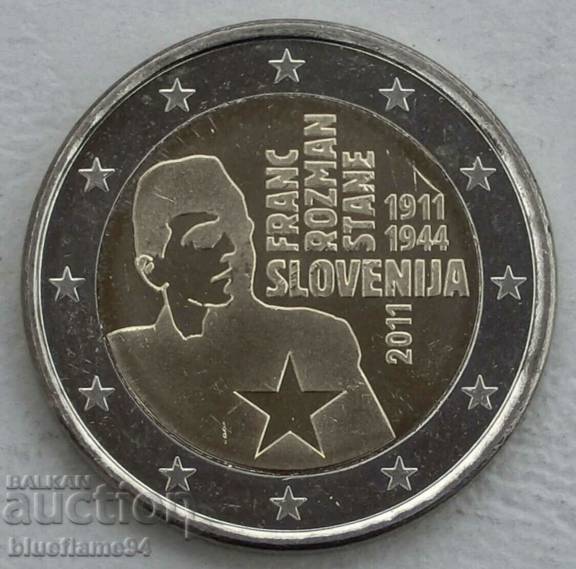 2 Евро Словения 2011