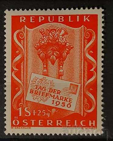 Австрия 1956 Ден на пощенската марка MH