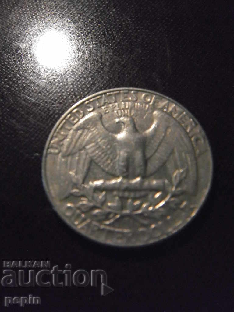 Coin - USA - 1/4 dollar 1988 - R with price 1.50 BGN | € 0.77 Coin - USA - 1/4 dollar 1988 - R with price 1.50 BGN | € 0.77