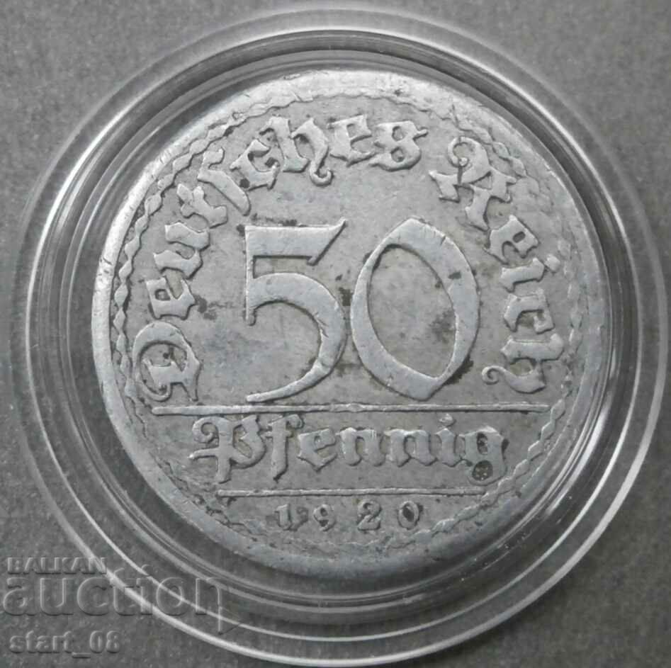 Germany 50 pfennigs 1920