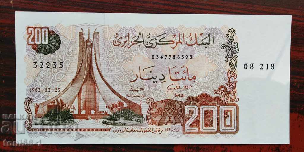 Algeria 200 dinars 1983 UNC