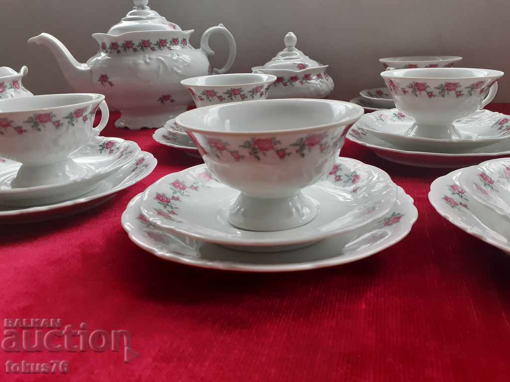 Auction  Gorgeous porcelain tea set - Poland - complete set