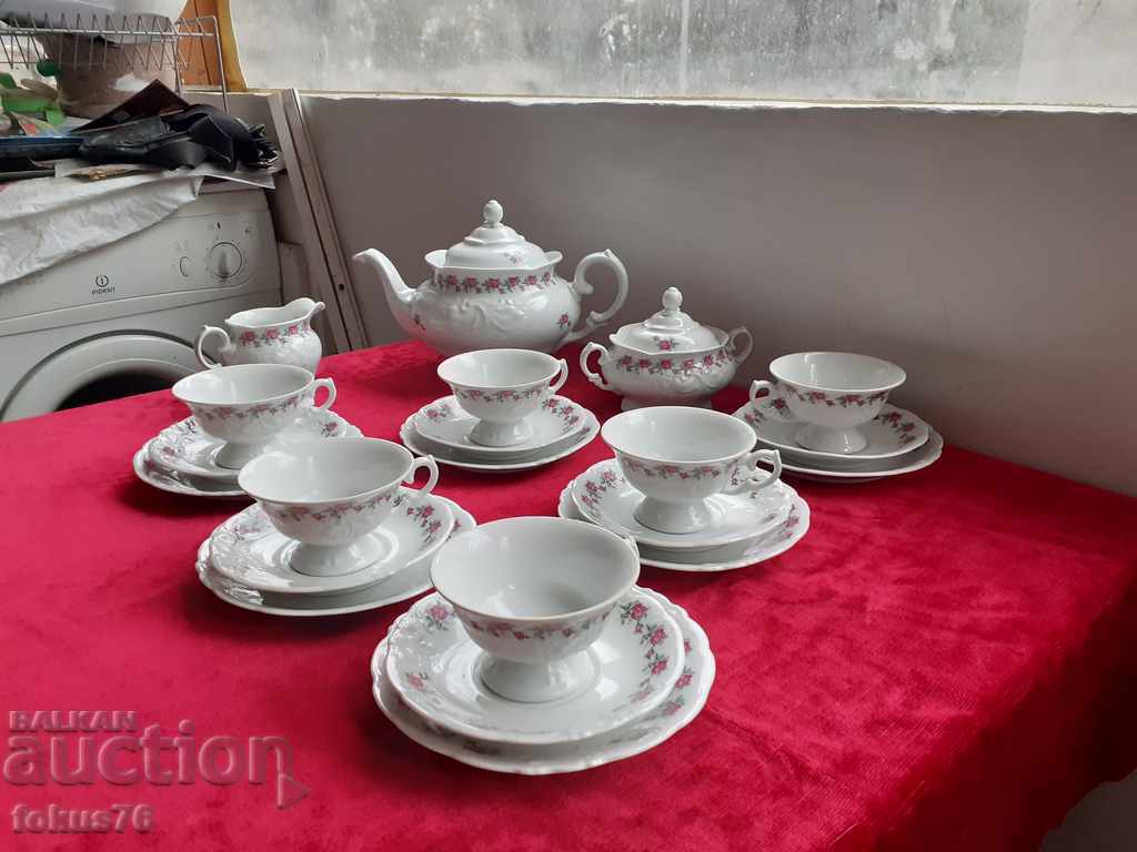 Set de ceai superb din portelan - Polonia - set complet