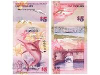 Bermuda 5 Dollars, 2009 (2012), - UNC Πολύτιμο και Σπάνιο!