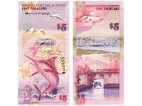 Bermuda 5 Dollars, 2009 (2012), - UNC Valuable and Rare!