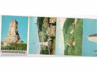 SMALL DIPLYANKA WITH 9x OLD PICTURES SHIPKA MONUMENTS B278