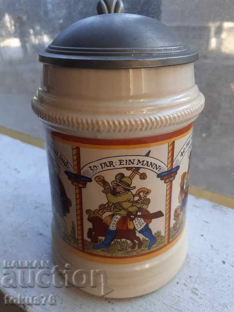 Уникална колекционерска немска халба за бира WMF с цена 280.00 лв. | € 143.16 Уникална колекционерска немска халба за бира WMF с цена 280.00 лв. | € 143.16