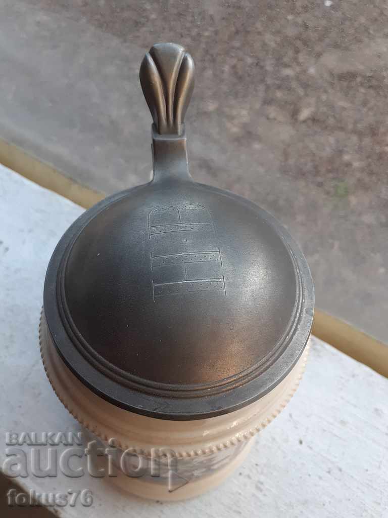 Аукцион Уникална колекционерска немска халба за бира WMF Аукцион Уникална колекционерска немска халба за бира WMF