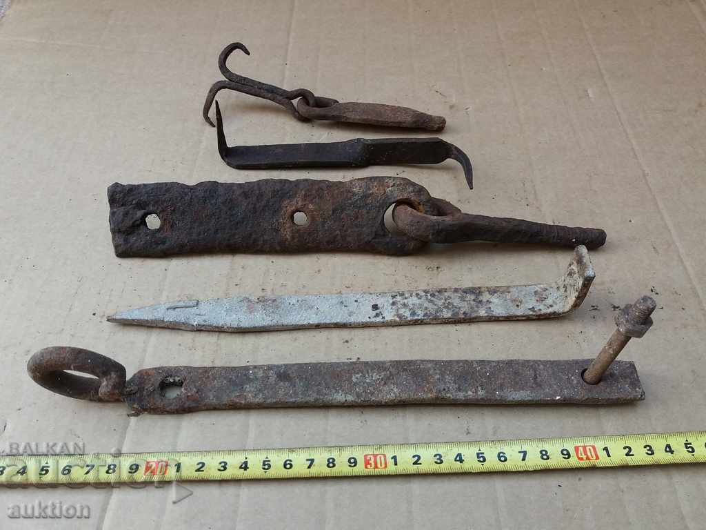 SET OF FORGED LOCKS AND DOOR HINGES - REVIVAL with price 7.89 BGN | € 4.03 SET OF FORGED LOCKS AND DOOR HINGES - REVIVAL with price 7.89 BGN | € 4.03