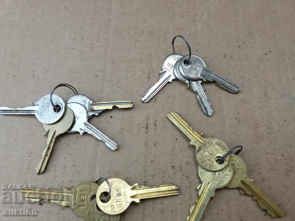 SET OF 4 KEY CONNECTIONS - BRONZE - 7
