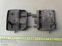 SET OF TWO REVIVAL LOCKS - WROUGHT IRON