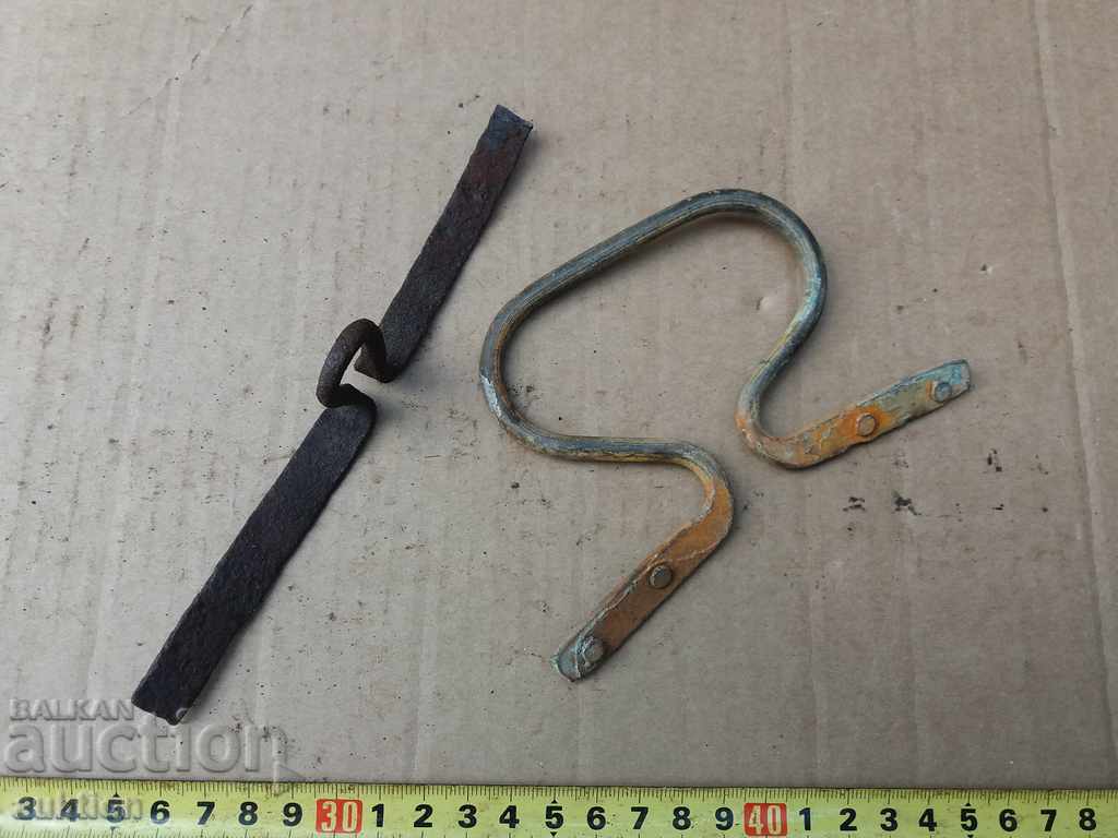 Auction FORGED HANDLES FROM COPPER, REVIVAL BOX - CRANE Auction FORGED HANDLES FROM COPPER, REVIVAL BOX - CRANE