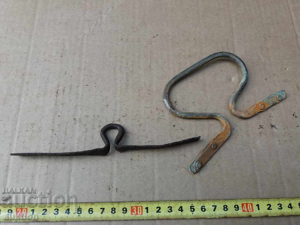 FORGED HANDLES FROM COPPER, REVIVAL BOX - CRANE - 5 FORGED HANDLES FROM COPPER, REVIVAL BOX - CRANE - 5