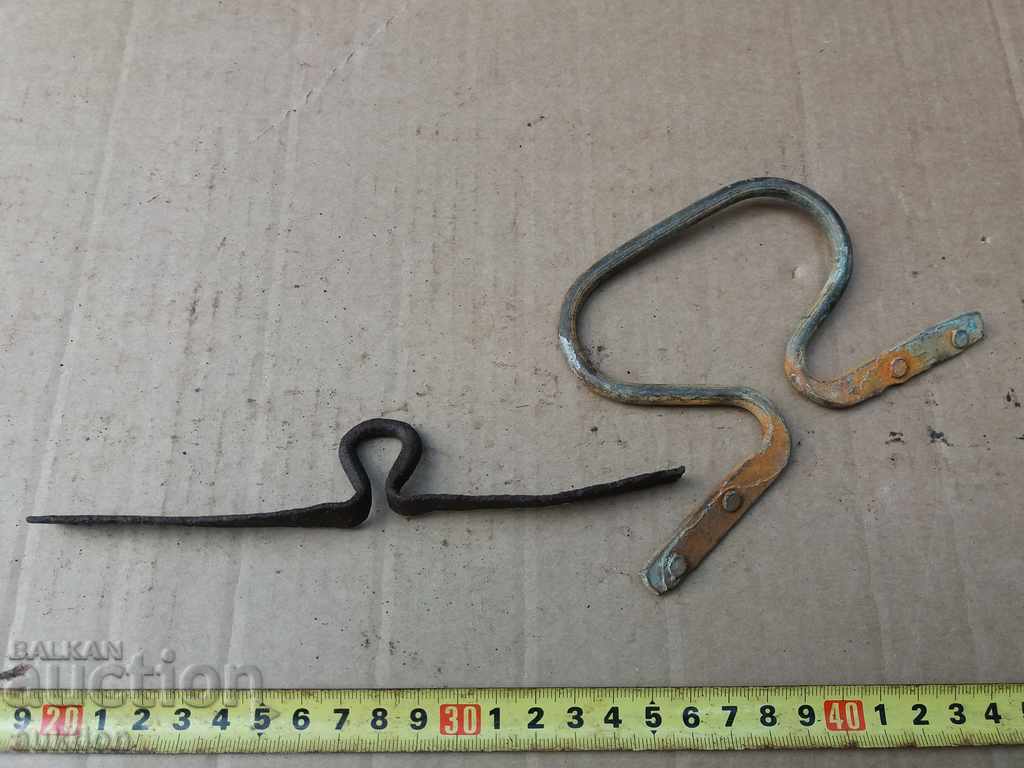FORGED HANDLES FROM COPPER, REVIVAL BOX - CRANE - 6 FORGED HANDLES FROM COPPER, REVIVAL BOX - CRANE - 6