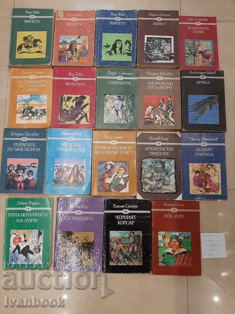 Library Selected books for children and adolescents lot 19 pcs