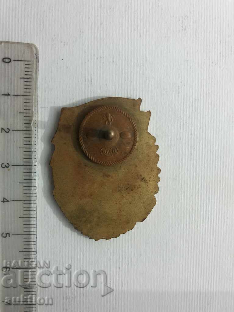 OLD ENAMELED BADGE EXCELLENT IN COMBAT WINE PREPARATION - 5