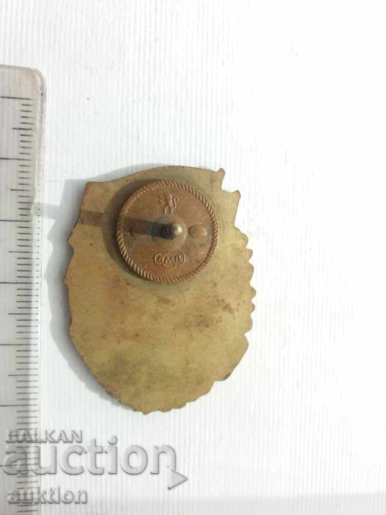 OLD ENAMELED BADGE EXCELLENT IN COMBAT WINE PREPARATION - 6