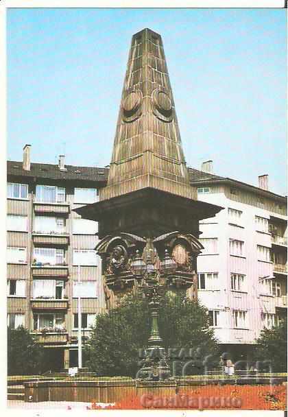 Carte poștală Bulgaria Sofia monument de Vasil Levski 2 *