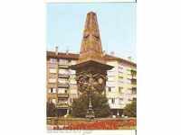 Hartă Bulgaria Sofia Monumentul lui Vasil Levski 4 *