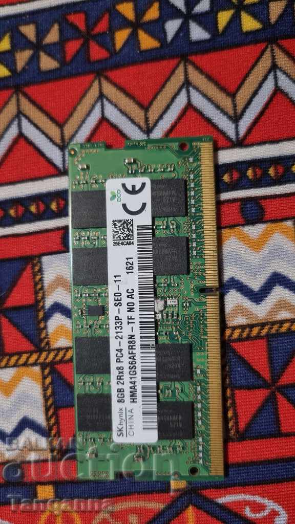 RAM memory for 8GB laptop