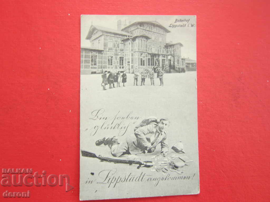 Auction Old photo soldier Poist Card 1917 Original Auction Old photo soldier Poist Card 1917 Original